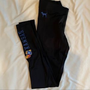 Victoria’s Secret PINK KU Black Leggings
